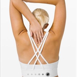 Lululemon Energy Bra Long Line in White
